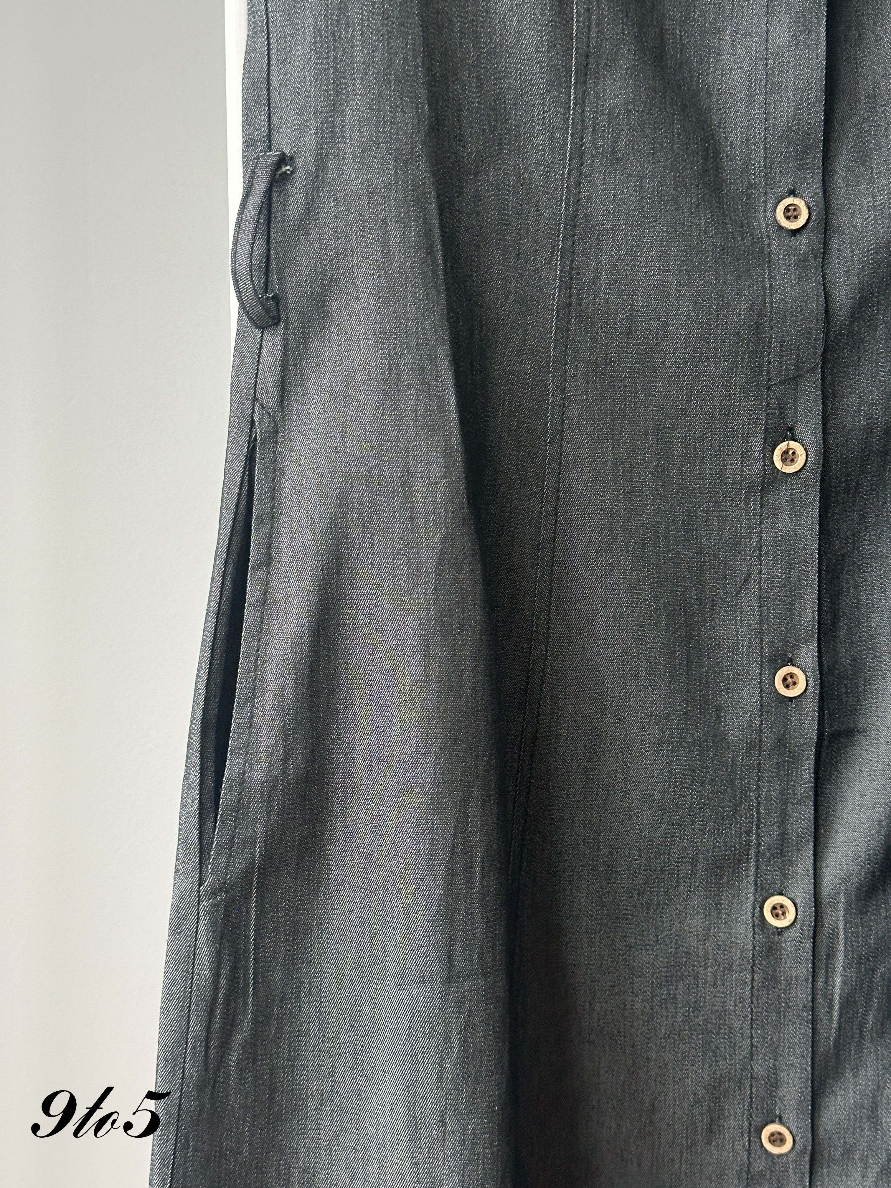 D2359 Sleeveless Denim Dress - 3 Colors 