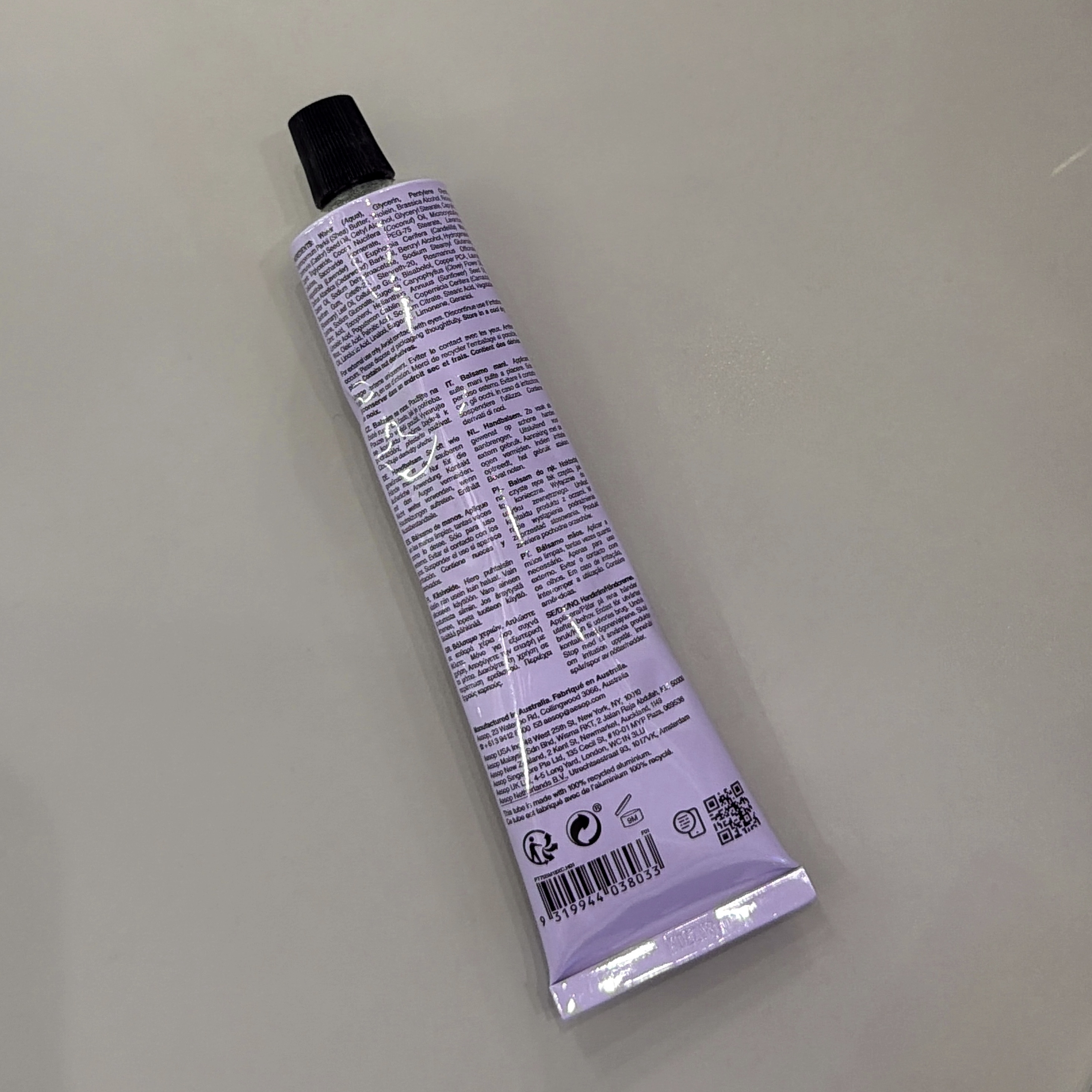 AESOP Eleos Aromatique Hand Balm厄勒俄斯芳香護手霜75ML