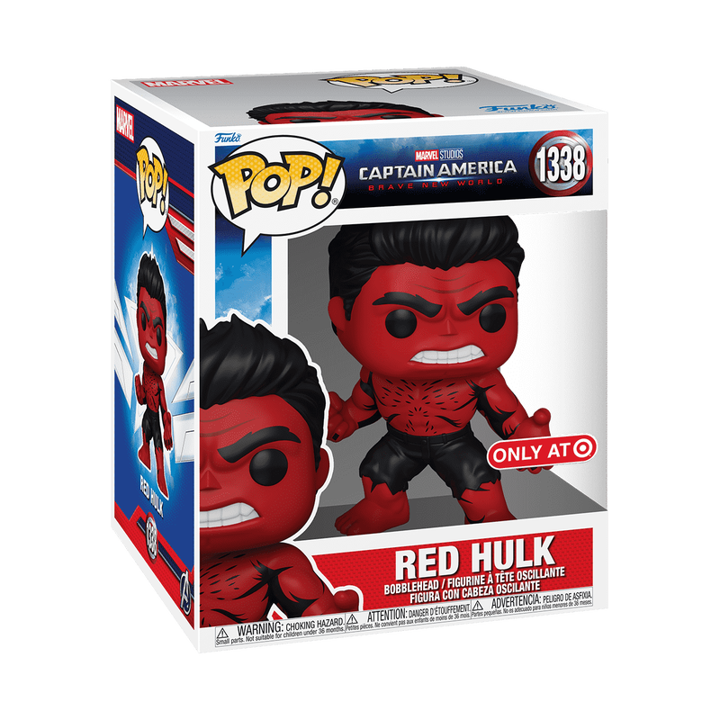 📦訂購 美國代購 Funko POP! Marvel Super Red Hulk (Comic Deco) Figure 模型