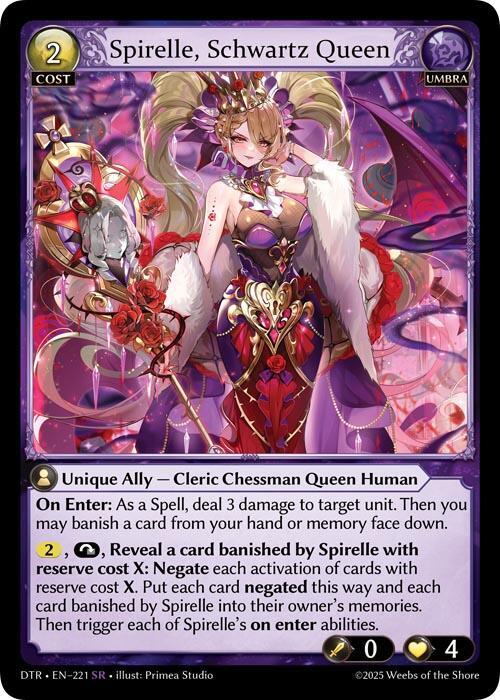 FOIL-Spirelle, Schwartz Queen/DTR EN–221 (SR)