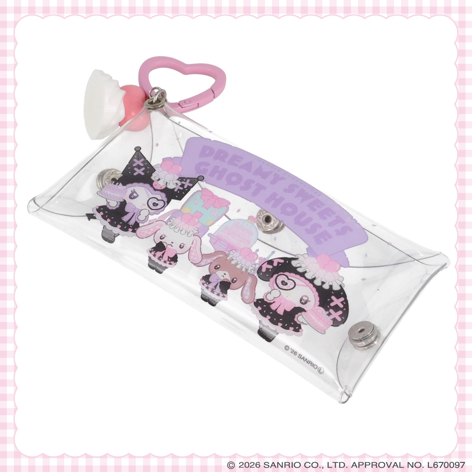 🌸 【預訂】Mini Pouch - DREAMY SWEETS GHOST HOUSE