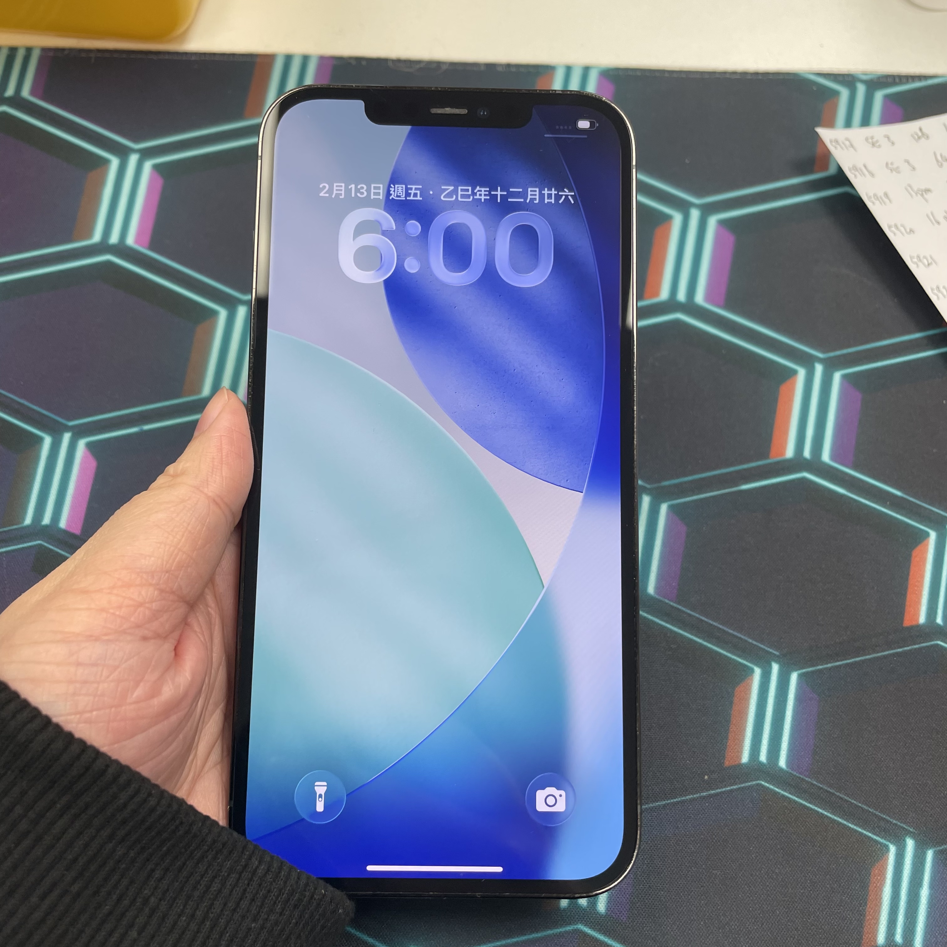 *5930 12 Promax 超靚機 256GB 電73 藍色 blue