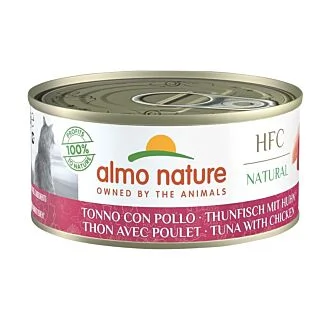 Almo Nature HFC Natural 吞拿魚+雞肉 貓罐頭 150gx24