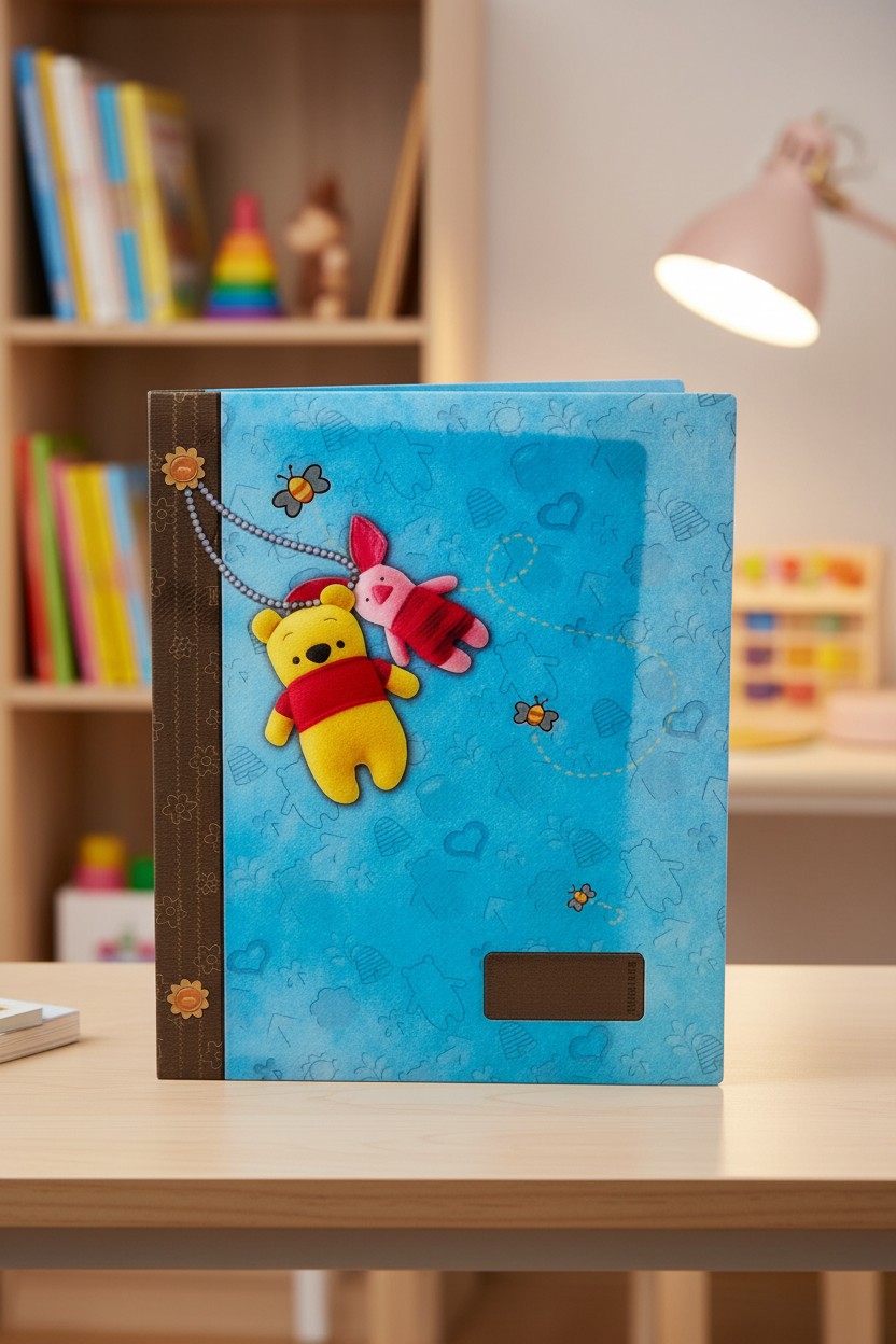 B5 26孔活頁筆記  Winnie the Pooh 維尼熊 (DPNB-262A)