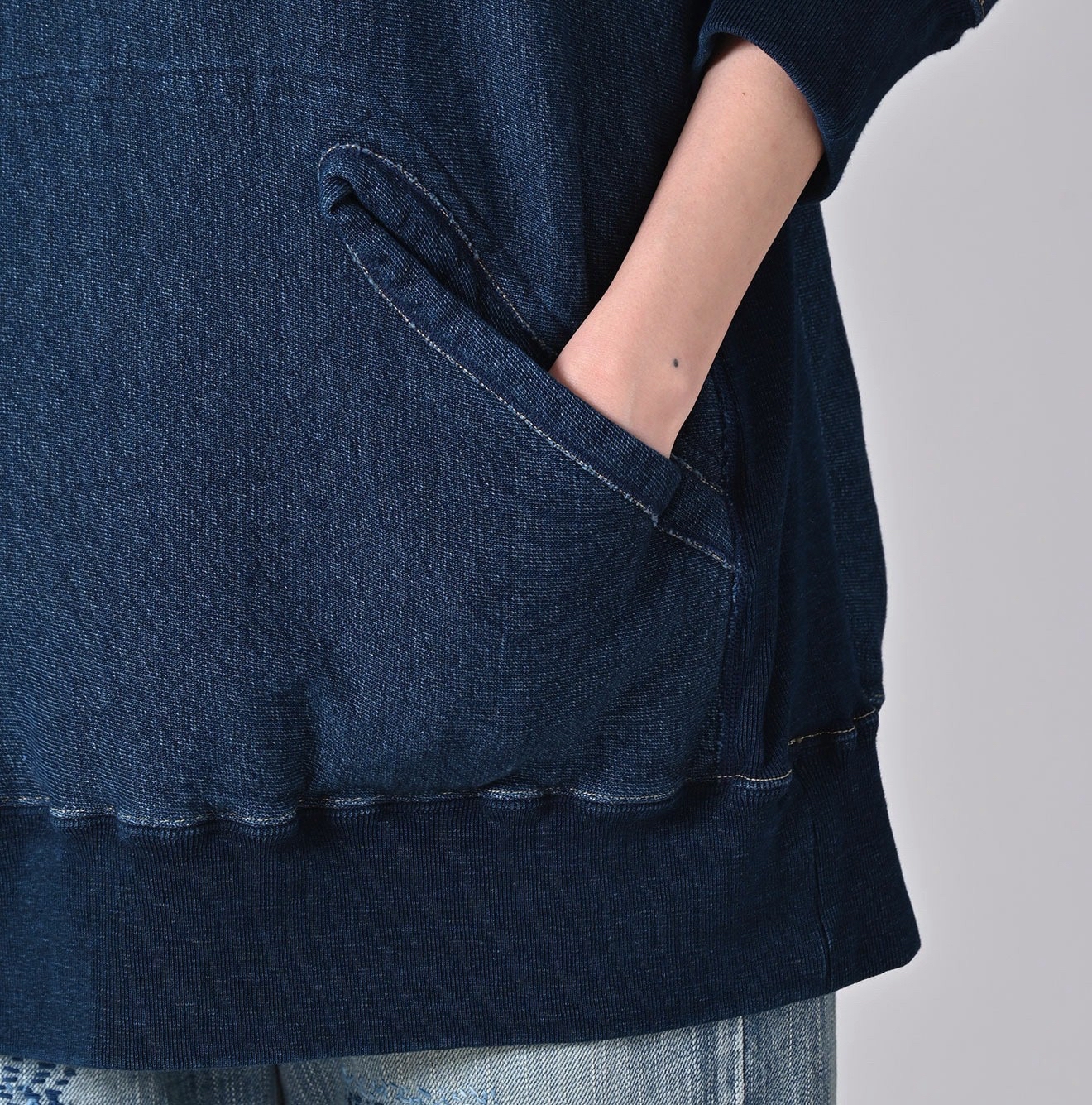 【 Freak’s Store 】 No.1388 45R Couple Denim Hoodies