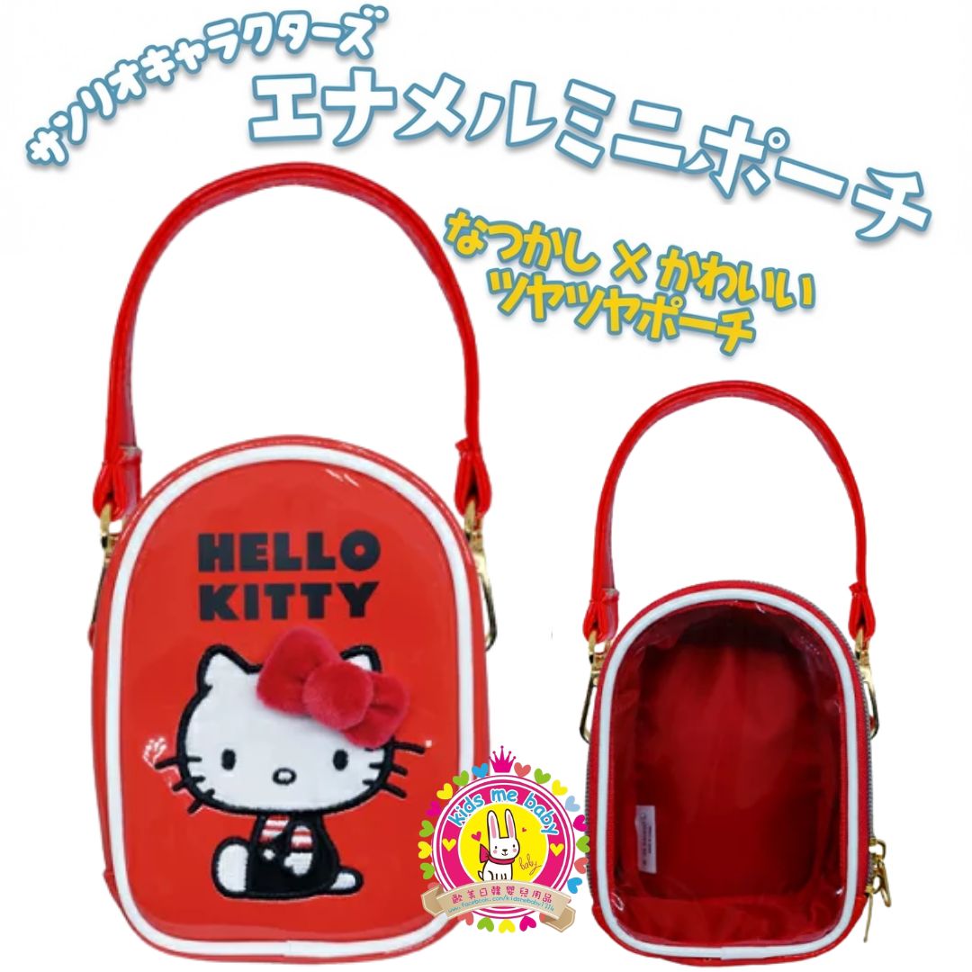 Hello Kitty 吉蒂貓 平成復古 亮面迷你袋 紅色 ⏰ 預購商品 - 歡迎查詢到貨期 ⏰
