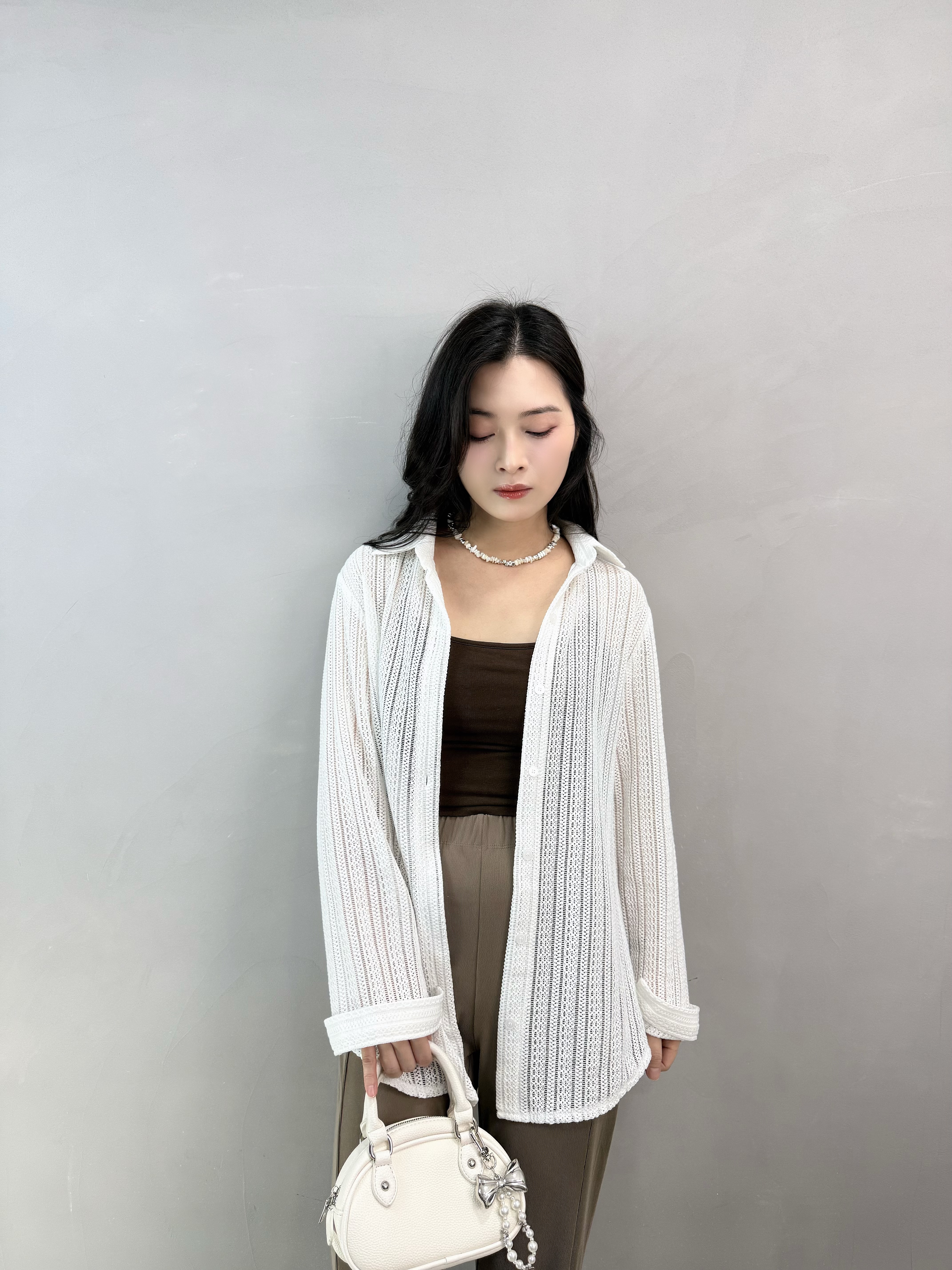 N65 通花恤衫外套