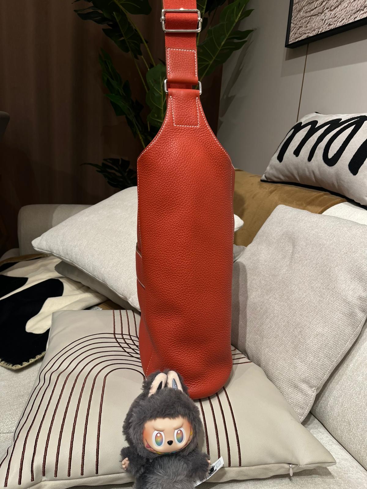 Hermes Good news bag Clemence 100%Authentic,98%new✅dust bag 