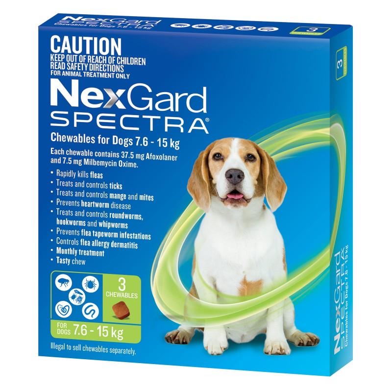 NexGard SPECTRA全方位驅蟲咀嚼片 (3粒裝)