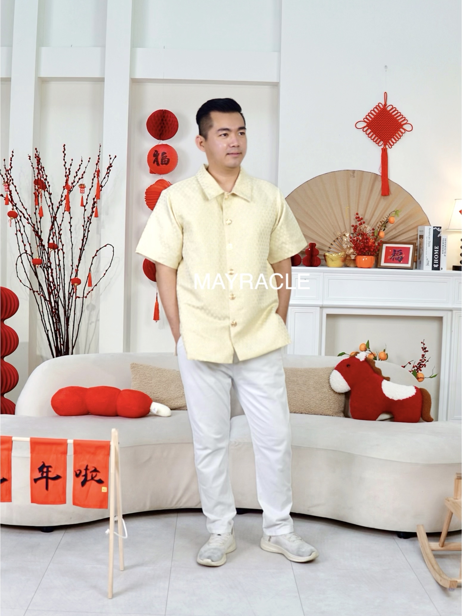 [PRE-ORDER] CNY 2027 Oversized Elegance Men Shirt 