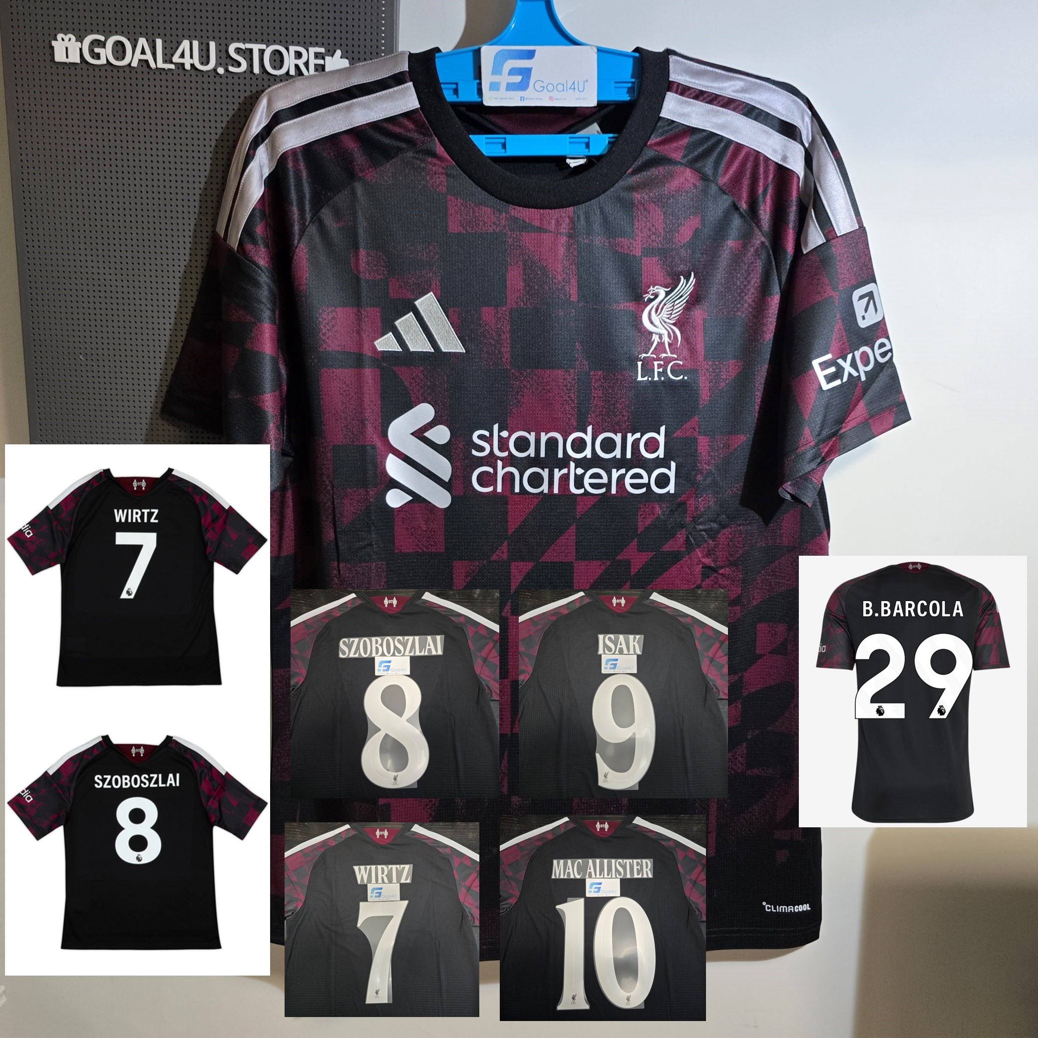 #部分碼現貨 Adidas Liverpool 利物浦 2026-27 三客球迷版球衣 (可加印字章) KA6855