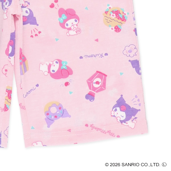 🆕【⭐訂購⭐】🌀 🇯🇵 日本直送🇯🇵 #Melody & #Kuromi 泡泡袖短袖家居服🌀 [ELDA-0115][260422]