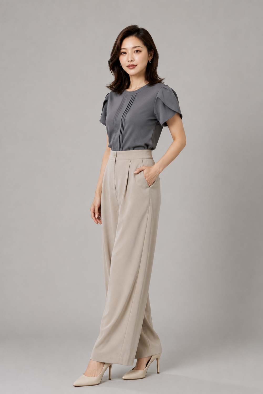 30839-1 Elodie Scarf Detail Blouse