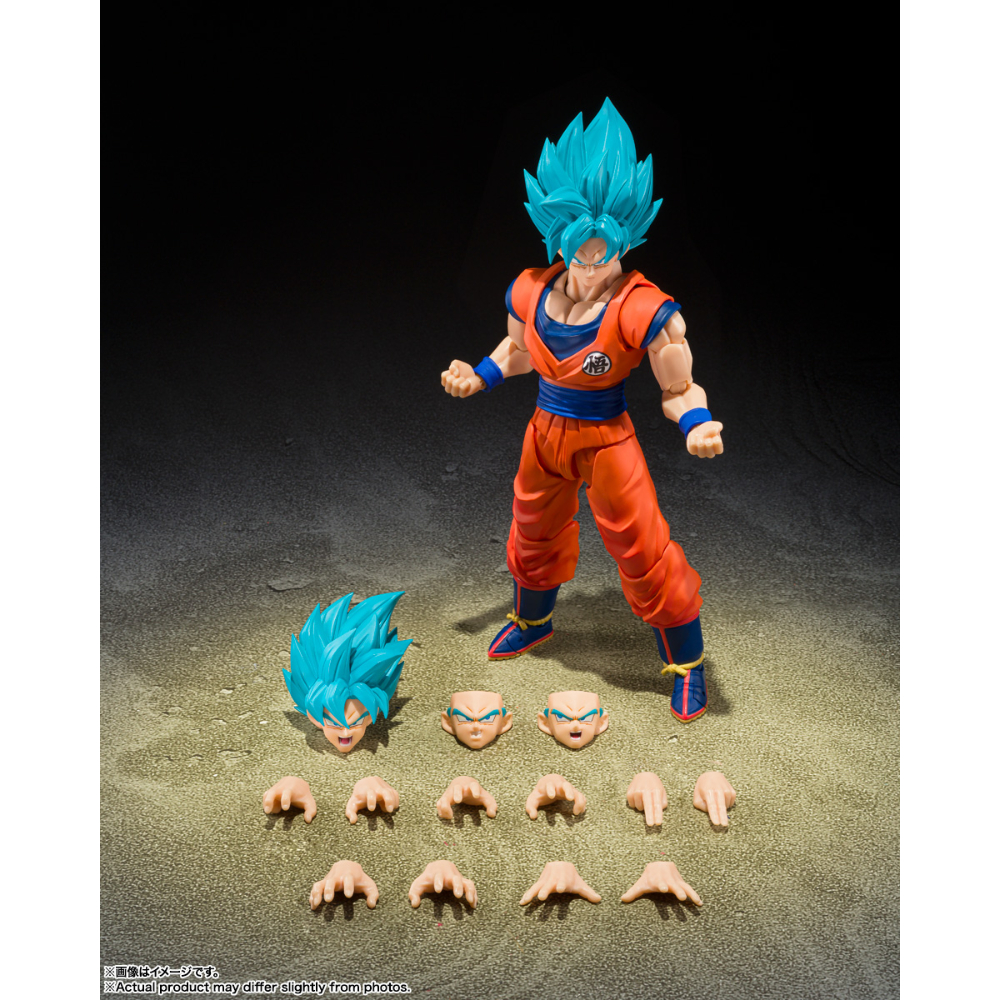 INCOMING SHF Dragon Ball SSGSS Goku Blue Power Transcending Limits