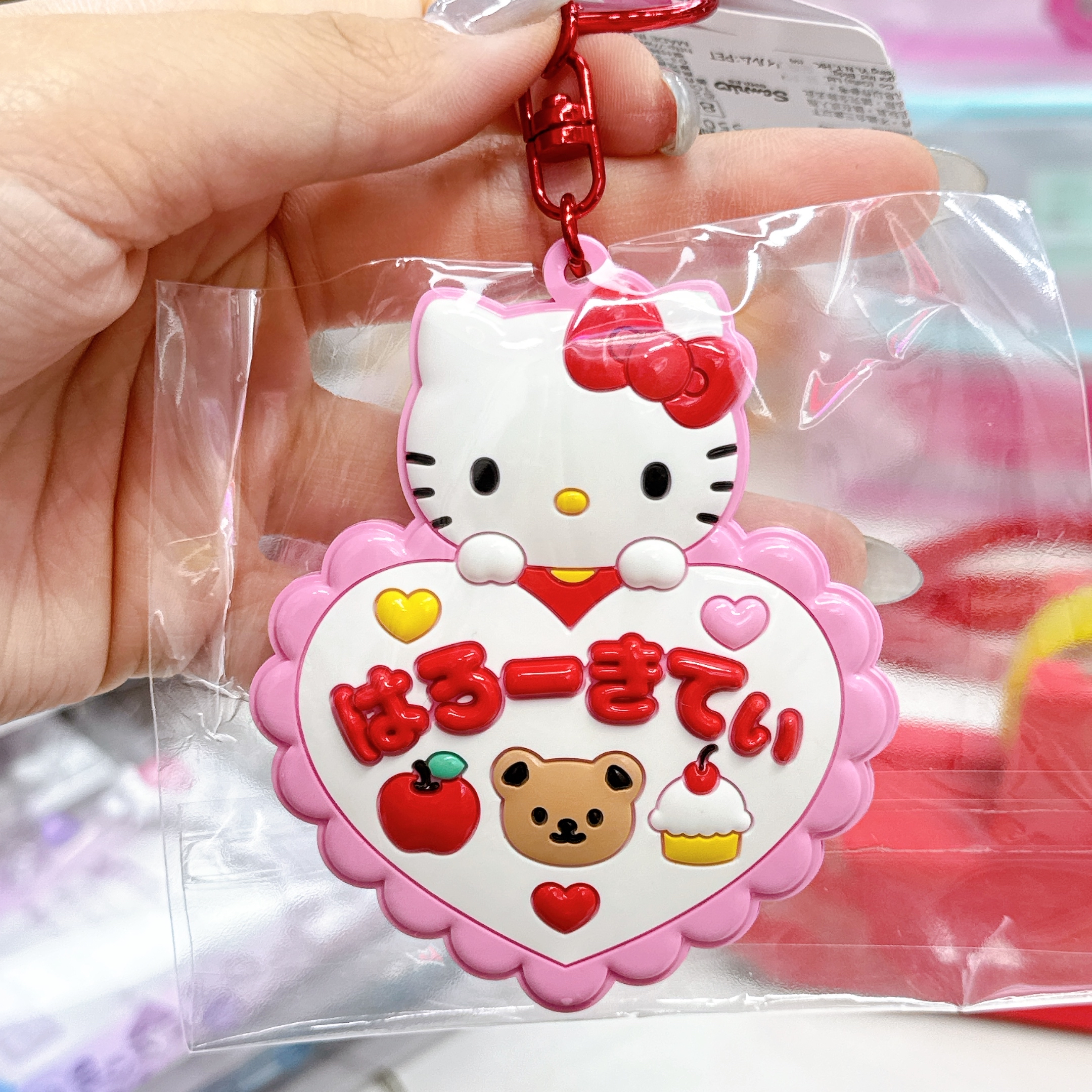 日本直送Sanrio 公仔鎖匙扣掛飾連鏡