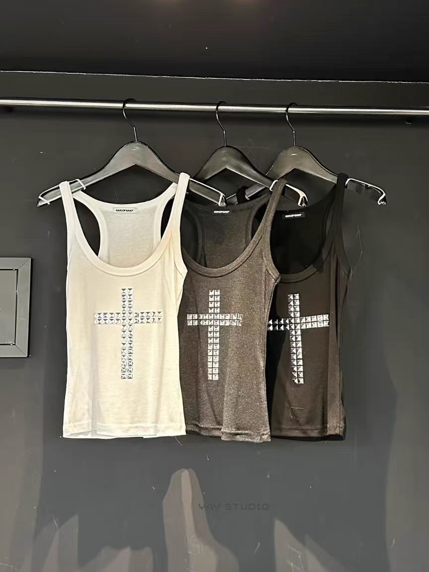 韓國Sexy系列十字架閃閃背心