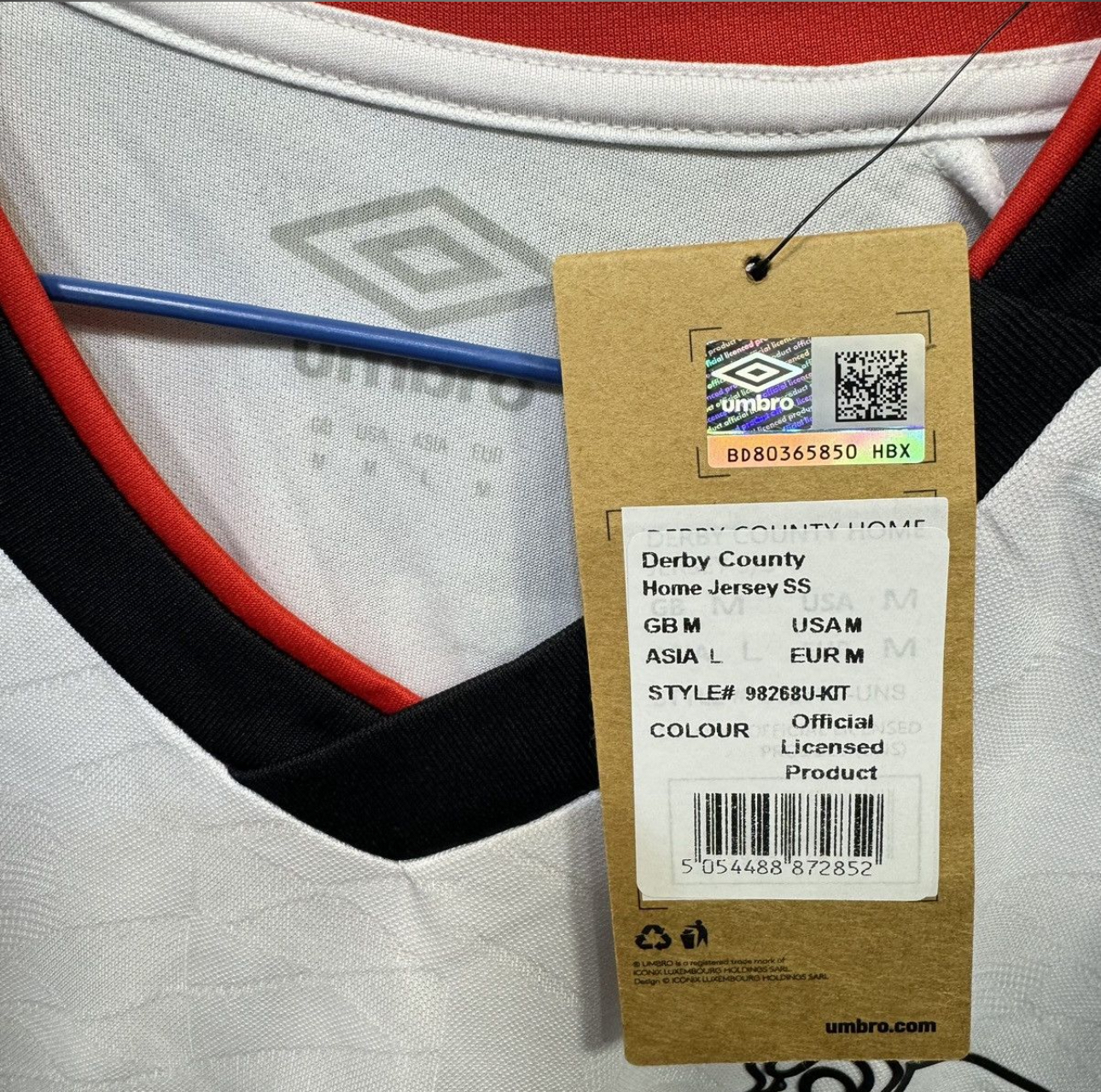 Derby county 23/24 home shirt #11 Mendez-Laing (bnwt)