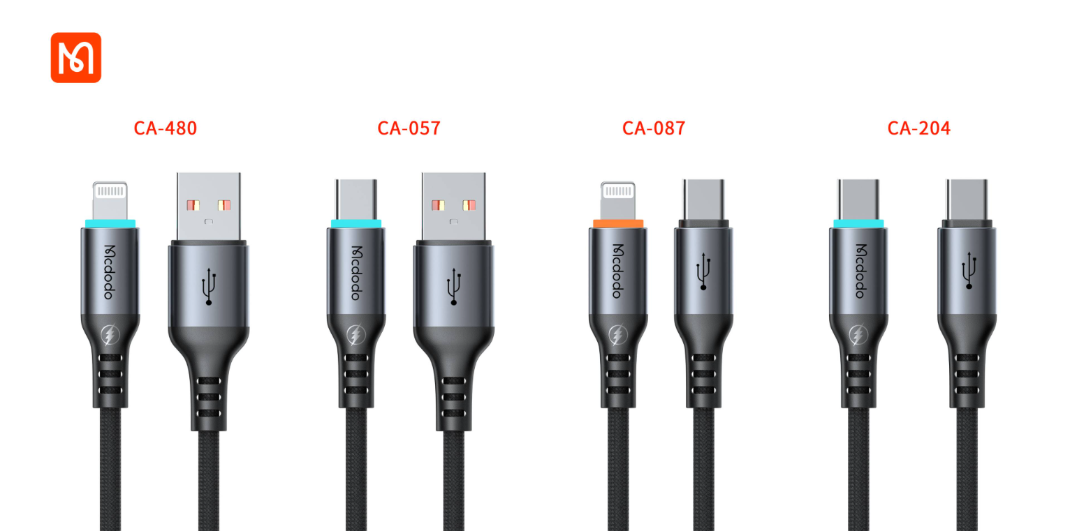 MCDODO CA0480 12W LIGHTNING CABLE WITH SMART AUTO POWER OFF 1.2M-CABLE-NA