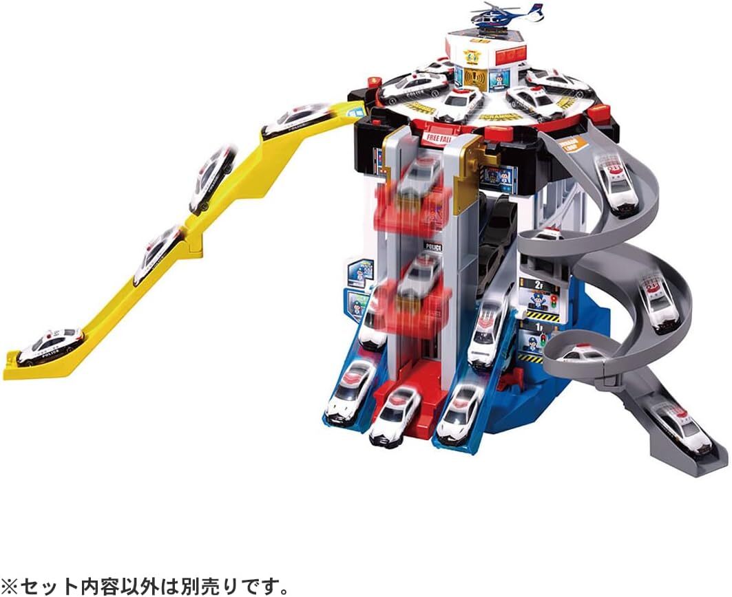 Tomica 緊急出動警察局停車場 警車 附特別版多美卡