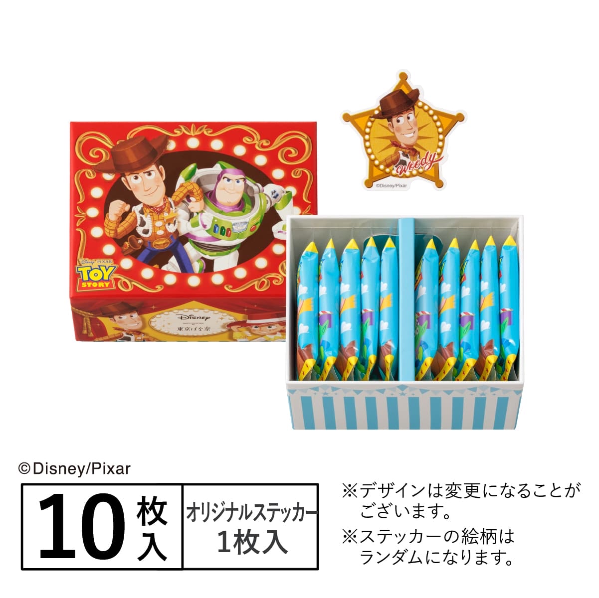🎀【預訂】TOKYO BANANA x Toy Story 10枚 連貼紙