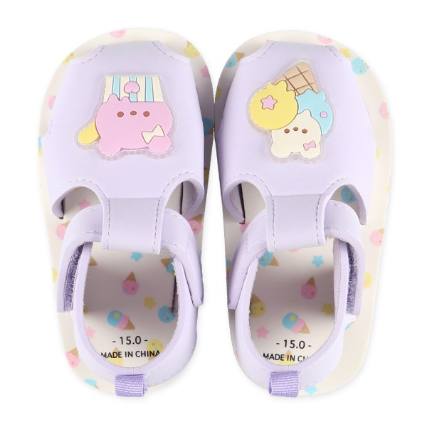 🇯🇵預訂 日本直送🇯🇵甜點動物圖案淺紫色EVA涼鞋