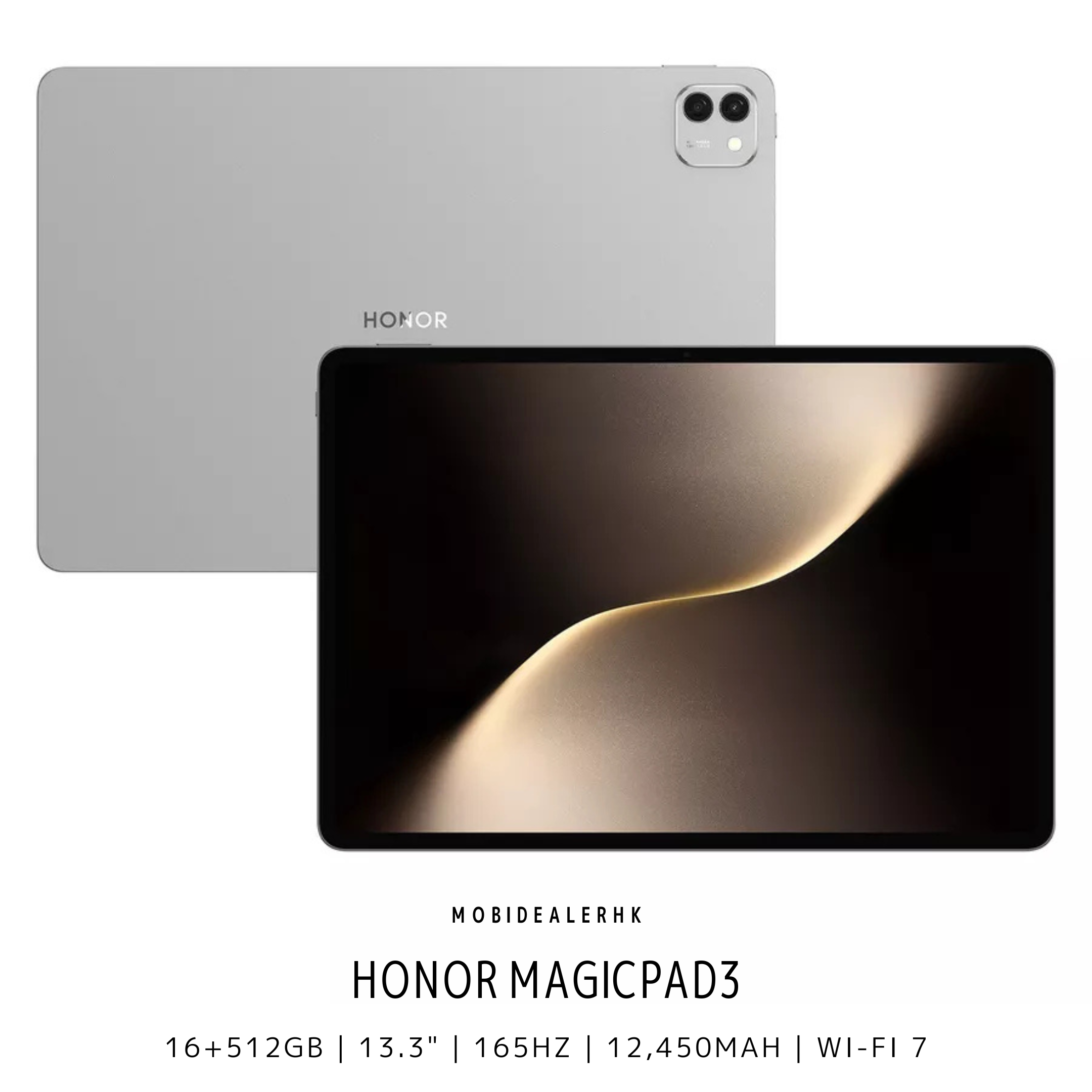 Honor MagicPad3 | 榮耀 MagicPad3 | WiFi | 平板電腦 | 16+512Gb | 13.3" 超大屏幕 | 165Hz | 12450mAh 巨大電池