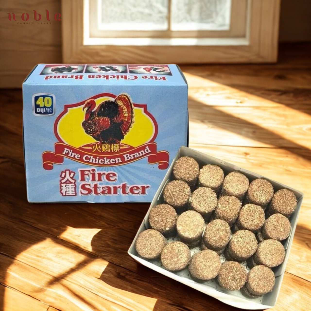 Fire Chicken Brand Fire Starter (40pcs/box)