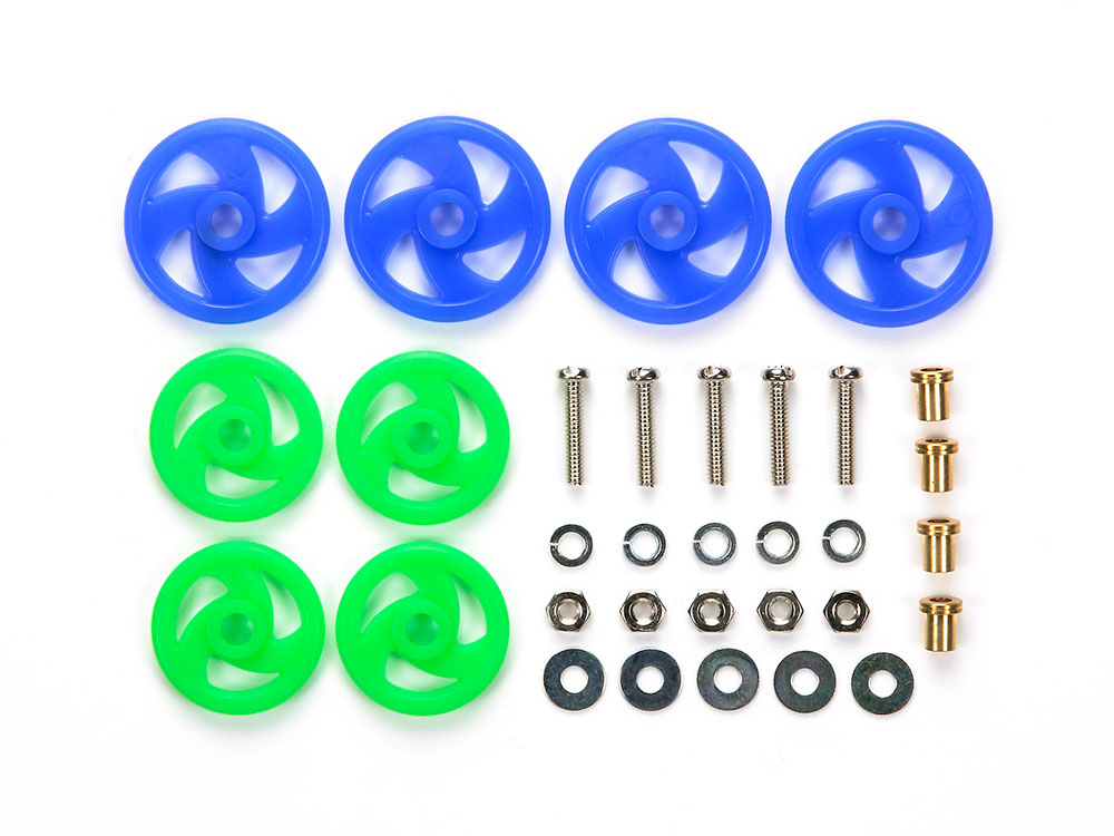 LOW FRICTION ROLLER SET (BLUE & LIGHT GREEN)