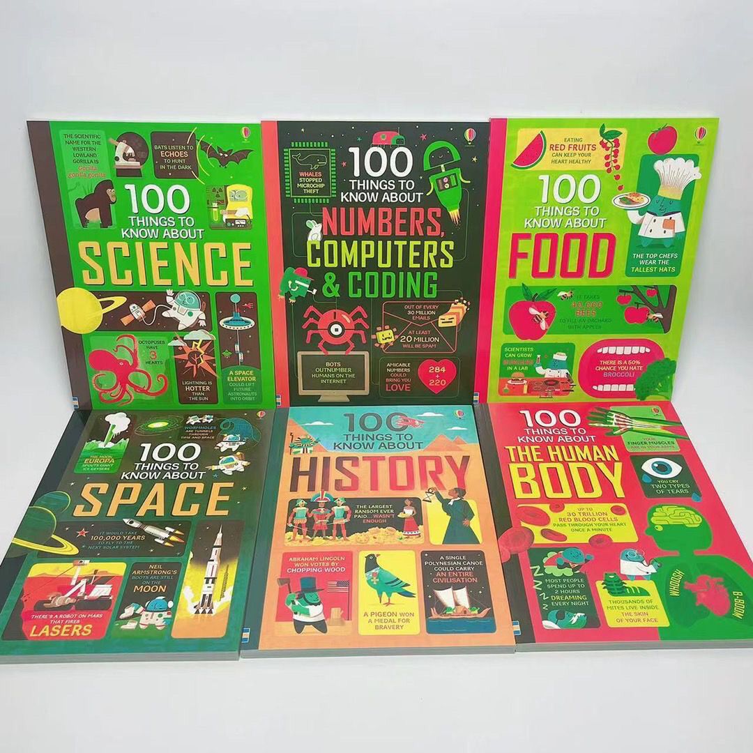 Usborne 100 Things To Know About 100大發現系列百科 兒童科普繪本｜9 books