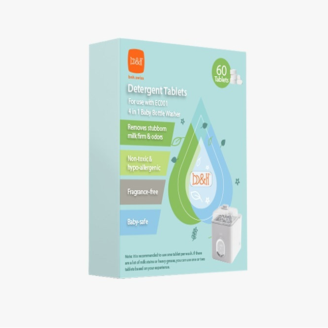 b&h 奶瓶清洗機清潔片 (60粒)