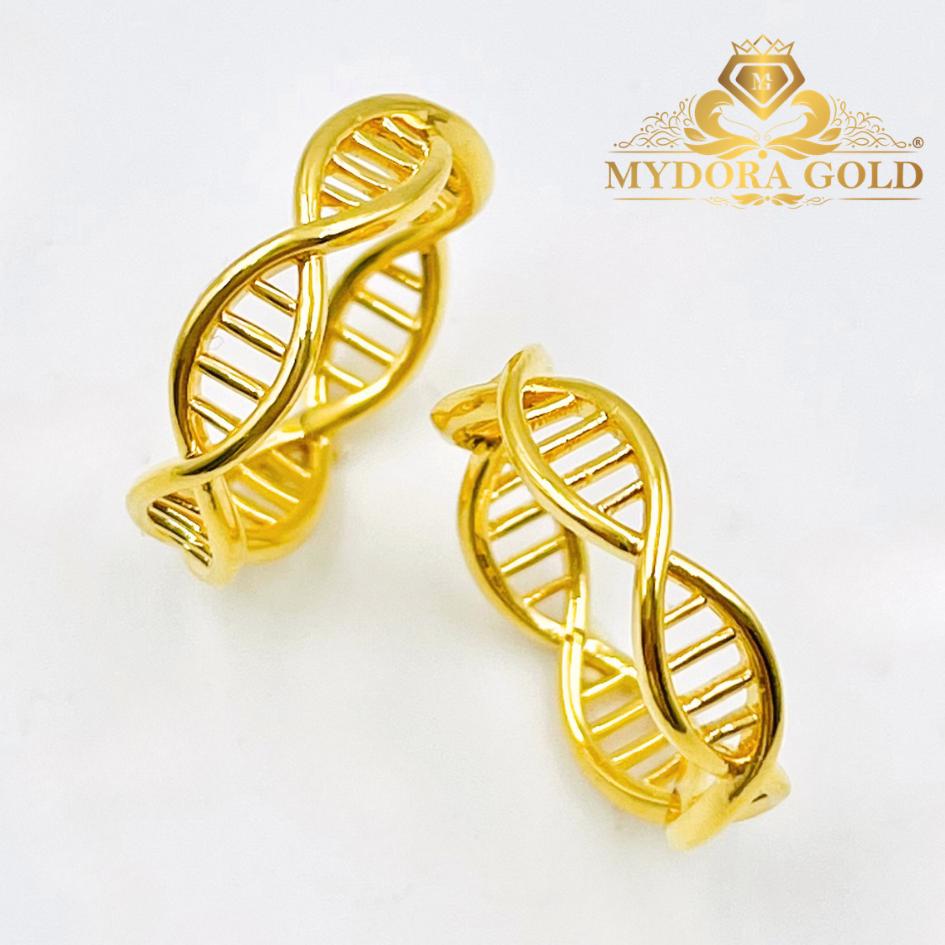 MYDORA Cincin DNA Full Gold 5G | Emas 916/22k
