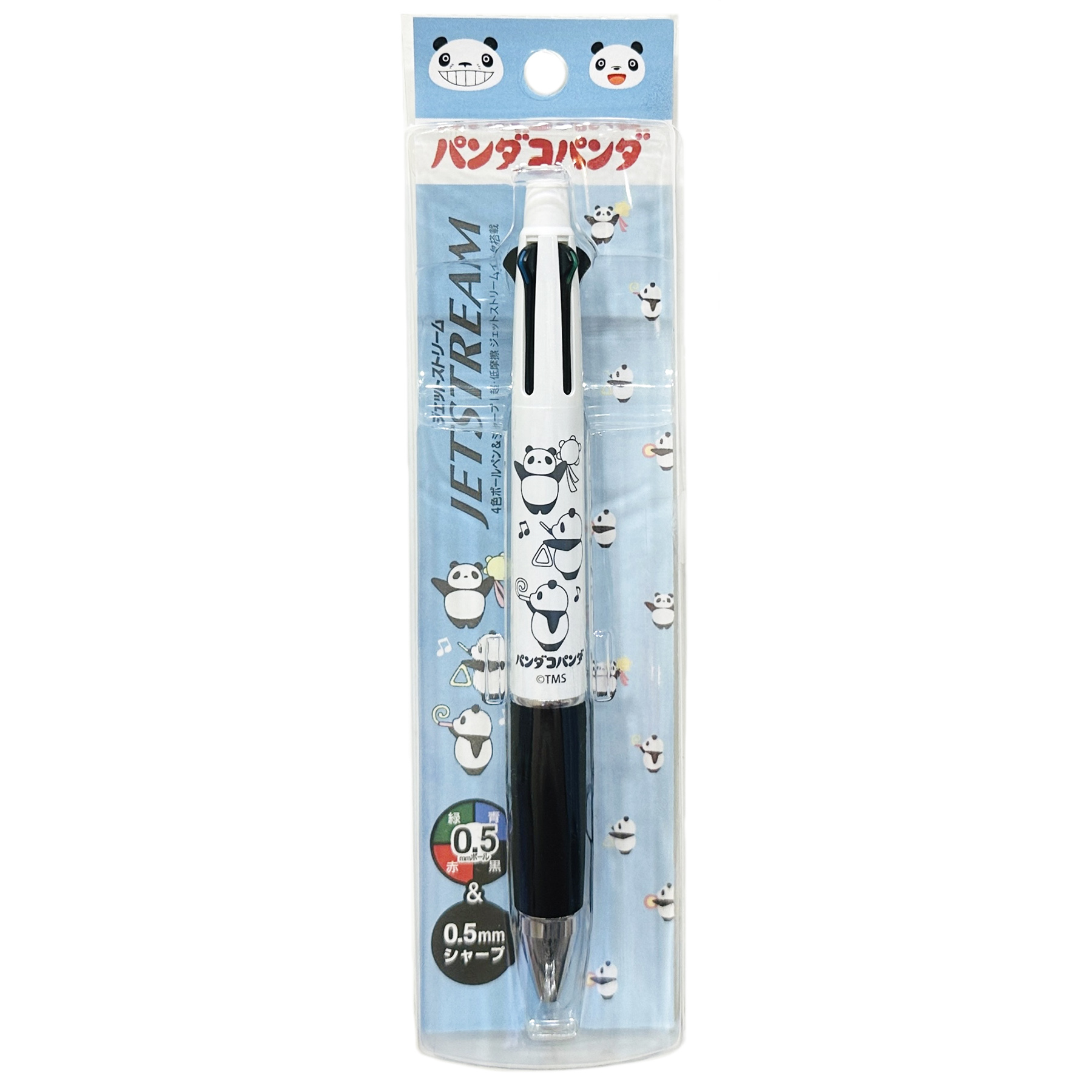 現貨｜Panda Go Panda 熊貓家族 吉卜力 日本製 uni Jetstream 4&1 多功能 5用筆 0.5mm 4色原子筆 + 0.5mm 鉛芯筆 (PNN-149)