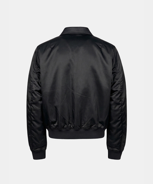 Nylon A2 Bomber Jacket - Black