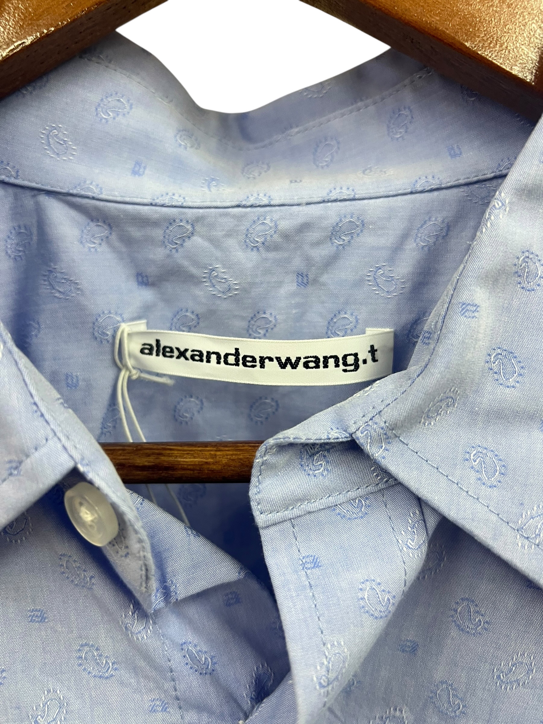Pre-owned ALEXANDERWANG.T Blue Logo Overshirt / Product Code: 25120802