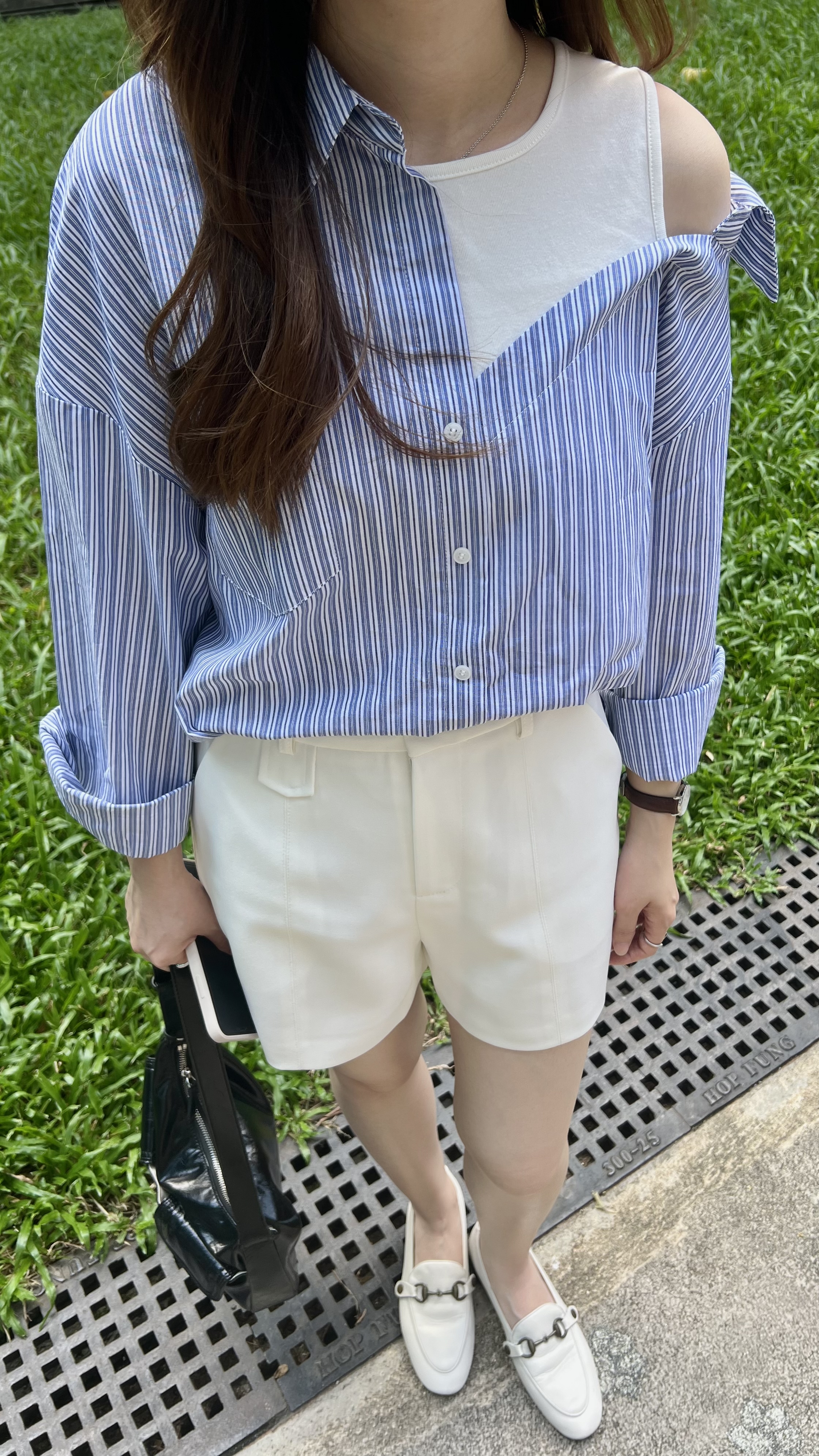 自留推薦假兩件恤衫 現貨