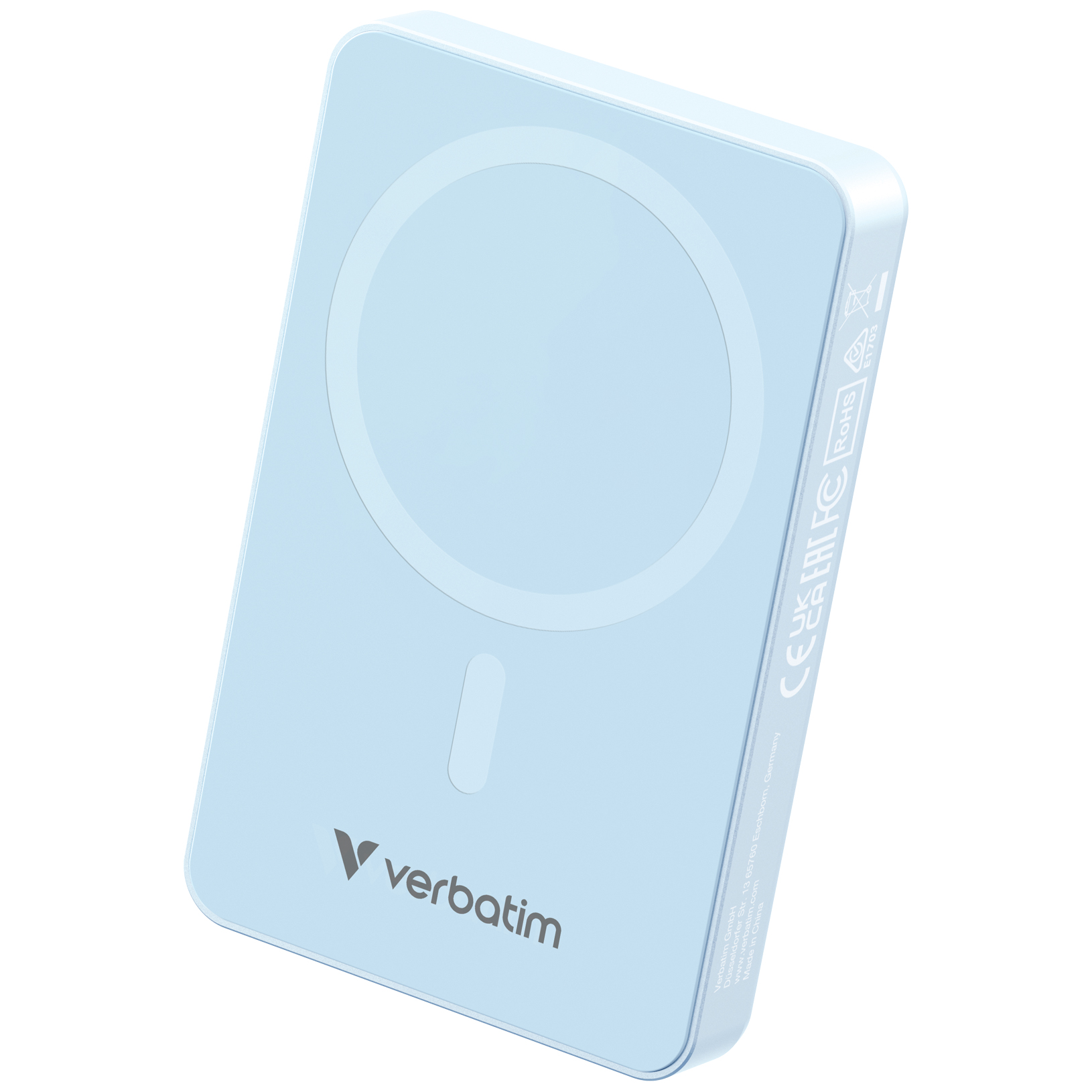 [藍色｜32145] / [Black｜32227] CCC QR Code | 3C可追溯二維碼 香港行貨丨2年保養 Verbatim Charge 'n' Go 10000mAh Magnetic Wireless Power Bank｜WPB10｜Verbatim Charge 'n' Go 10000mAh 磁吸無線流動充電池｜WPB10