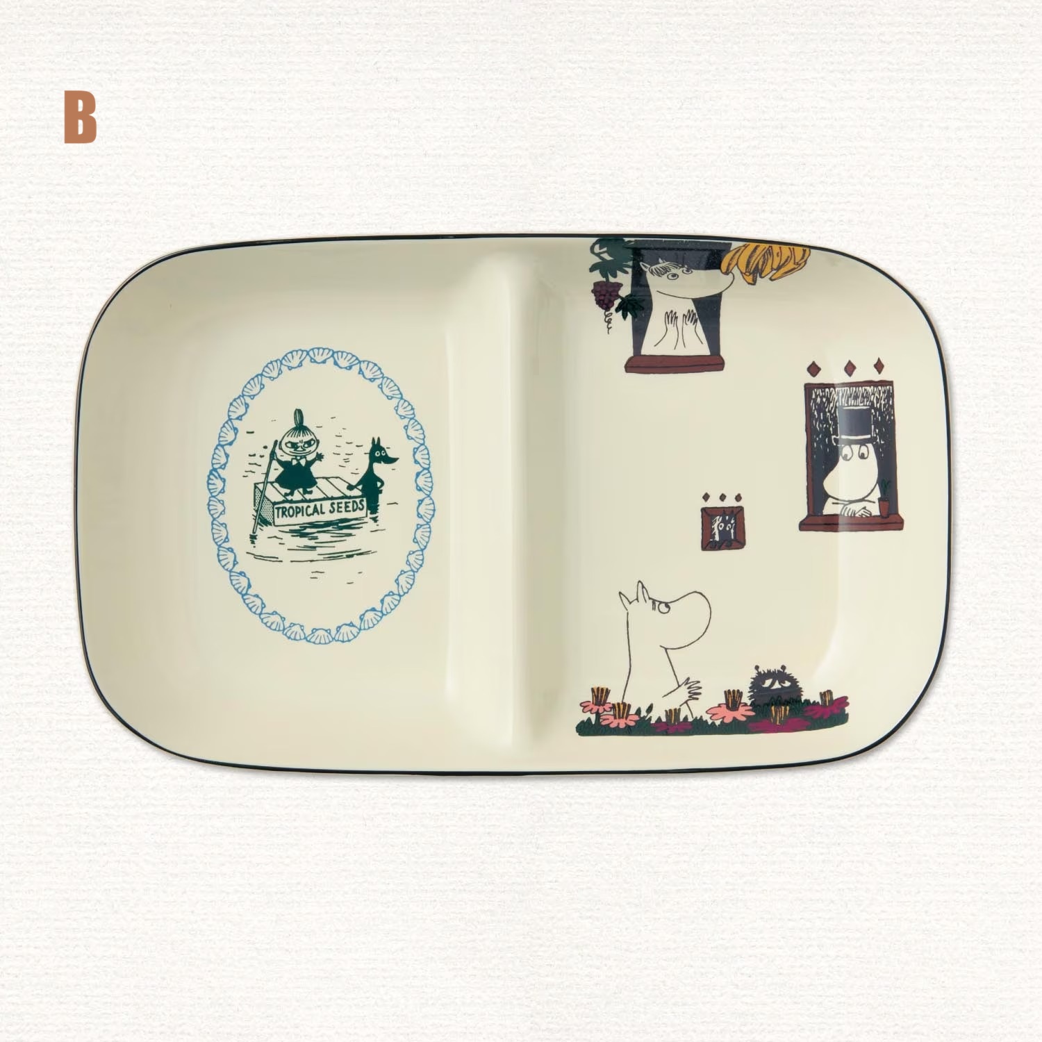 🆕【⭐訂購⭐】 🇯🇵日本直送 日本製🇯🇵岐阜美濃窯 #Moomin 陶瓷餐盤 [PLGD-0066] [260813]