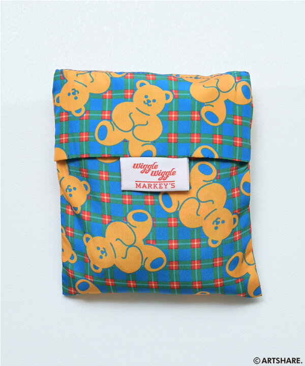 🇯🇵預訂 日本直送🇯🇵Markey’s x Wiggle Wiggle兩色花花小熊印花環保袋