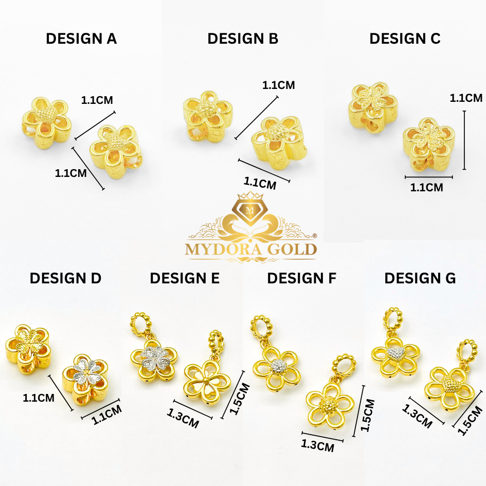 MYDORA Bead Bunga Daisy Series (5G) l EMAS 916/22K