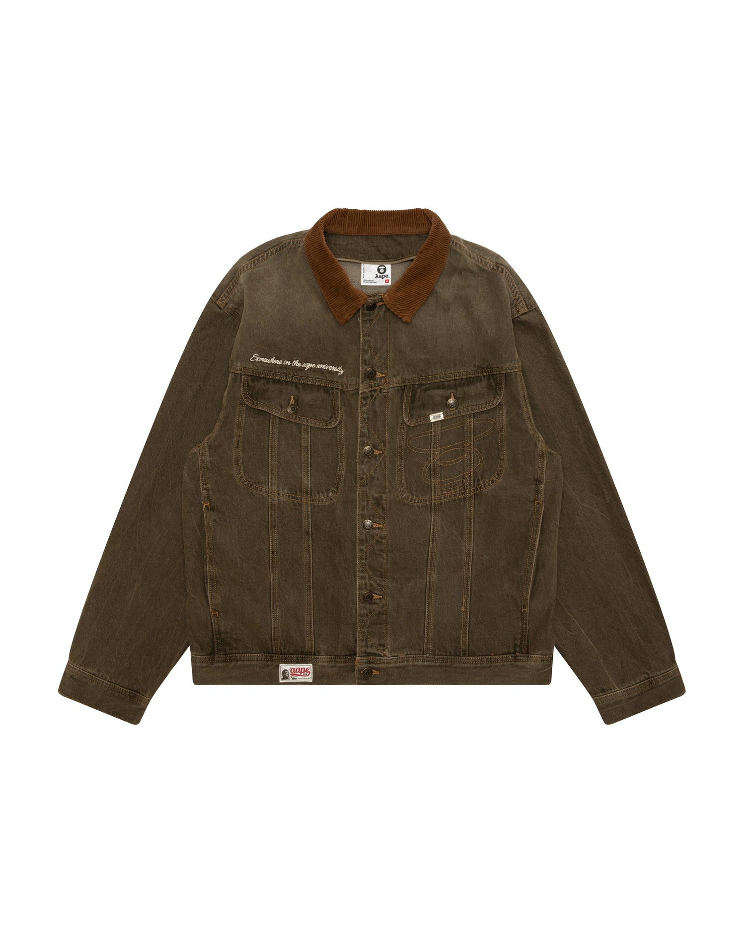 AAPE AAPEUNVS Denim Jacket With Hood (7814XAR)