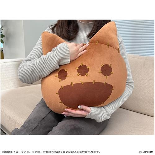 Monster Hunter Wilds 貓型咕臣 Cat Shaped Cushion