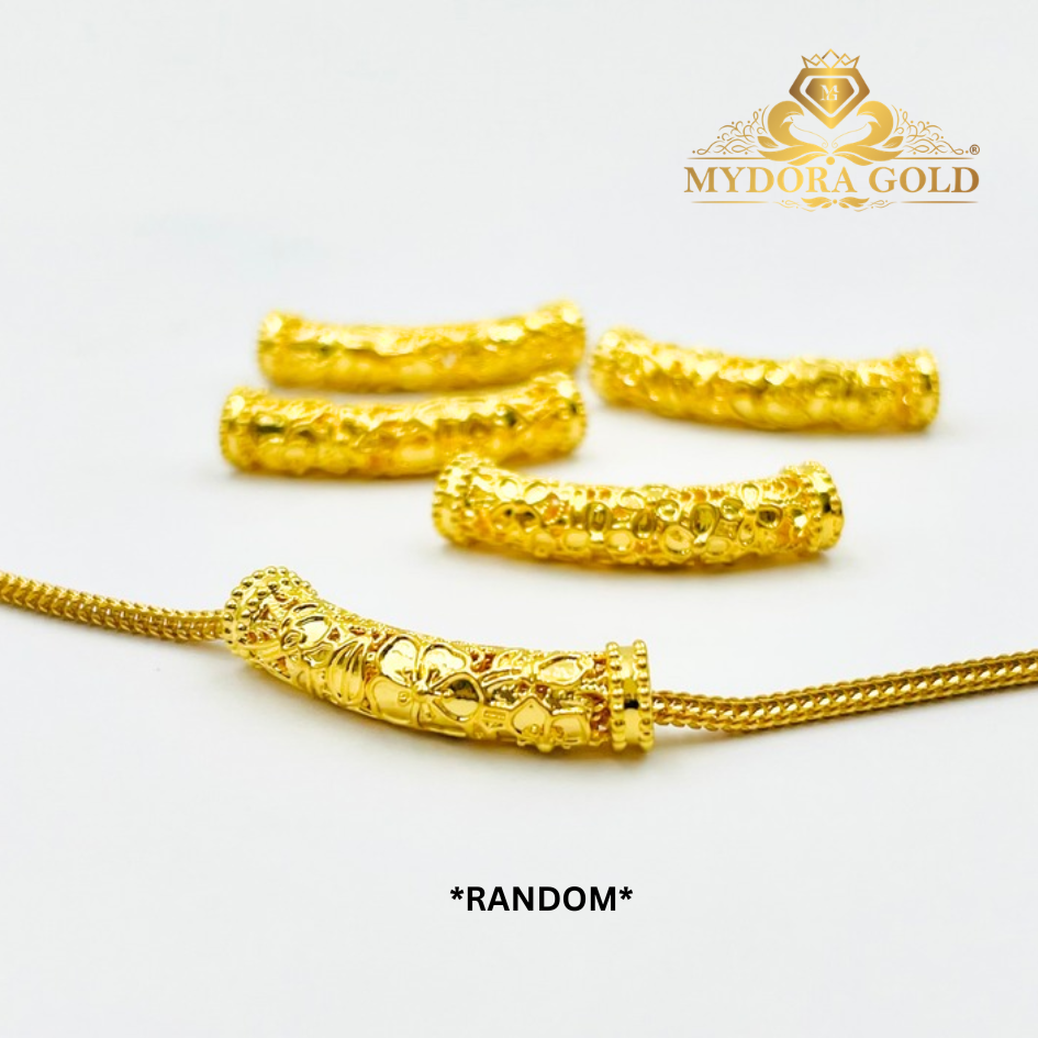 MYDORA Tube Bamboo Anyaman Full Gold (5G) l EMAS 916/22K