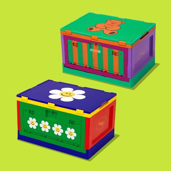 Wiggle Wiggle 可愛卡通可摺疊儲物箱