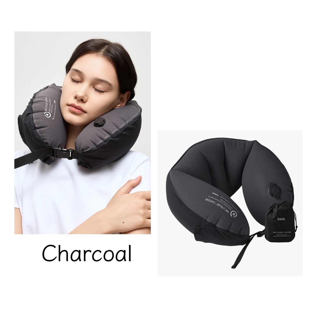 限時優惠$228件。2件起$220件。KEEK旅行吹氣頸枕V2