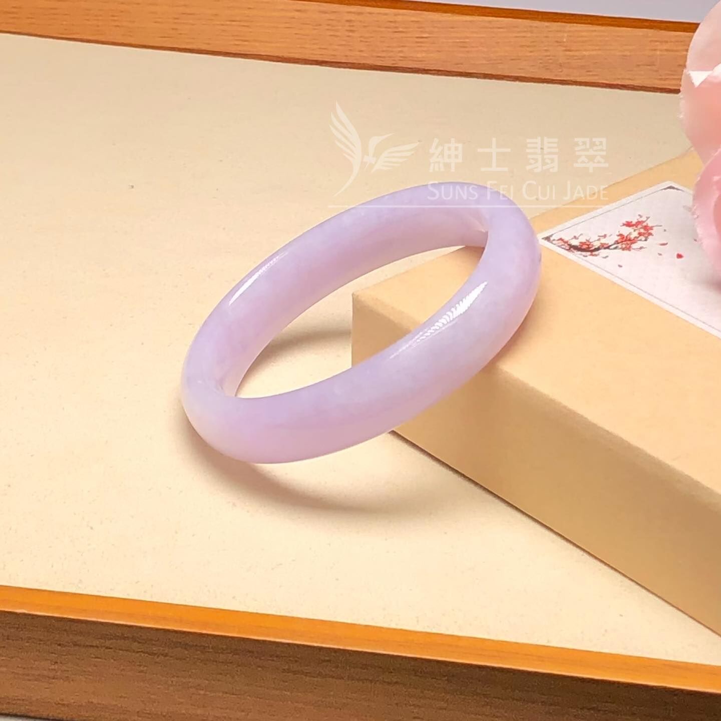 木那姐堆紫羅蘭貴妃鐲51.3mm