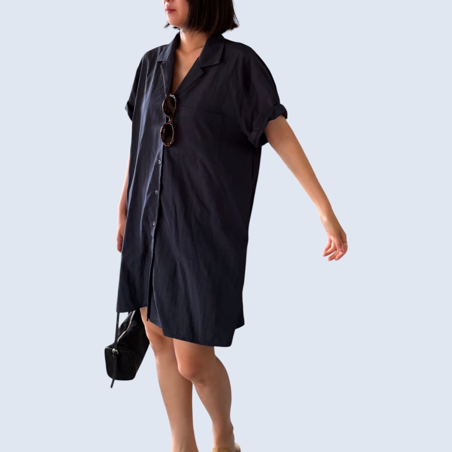 221449 V領Pocket one piece