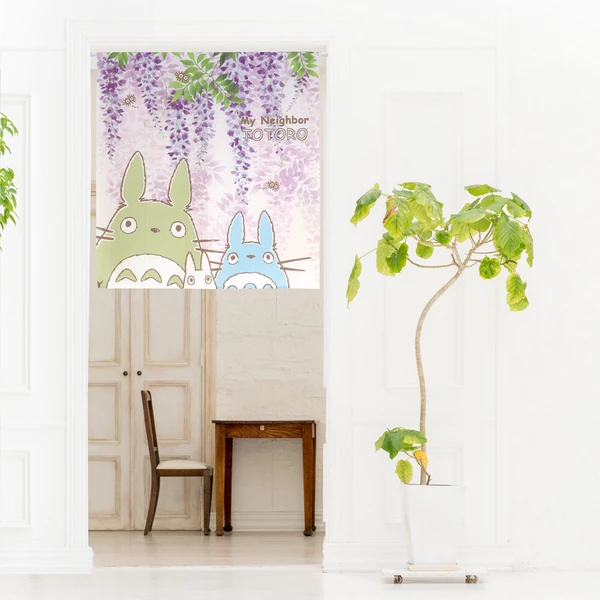 日本進口 龍貓“紫藤花” 門簾