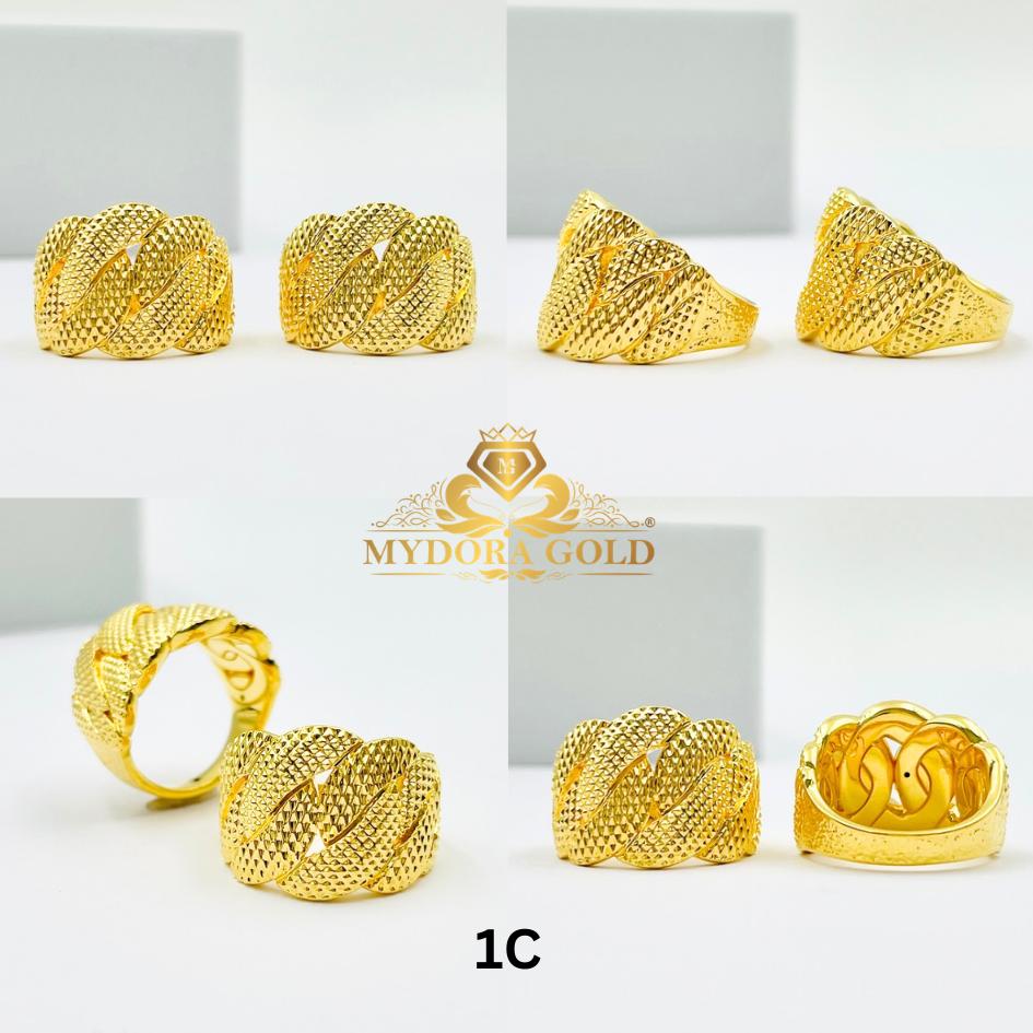 MYDORA Cincin Datin Kait Pahat (5G) l EMAS 916/22K