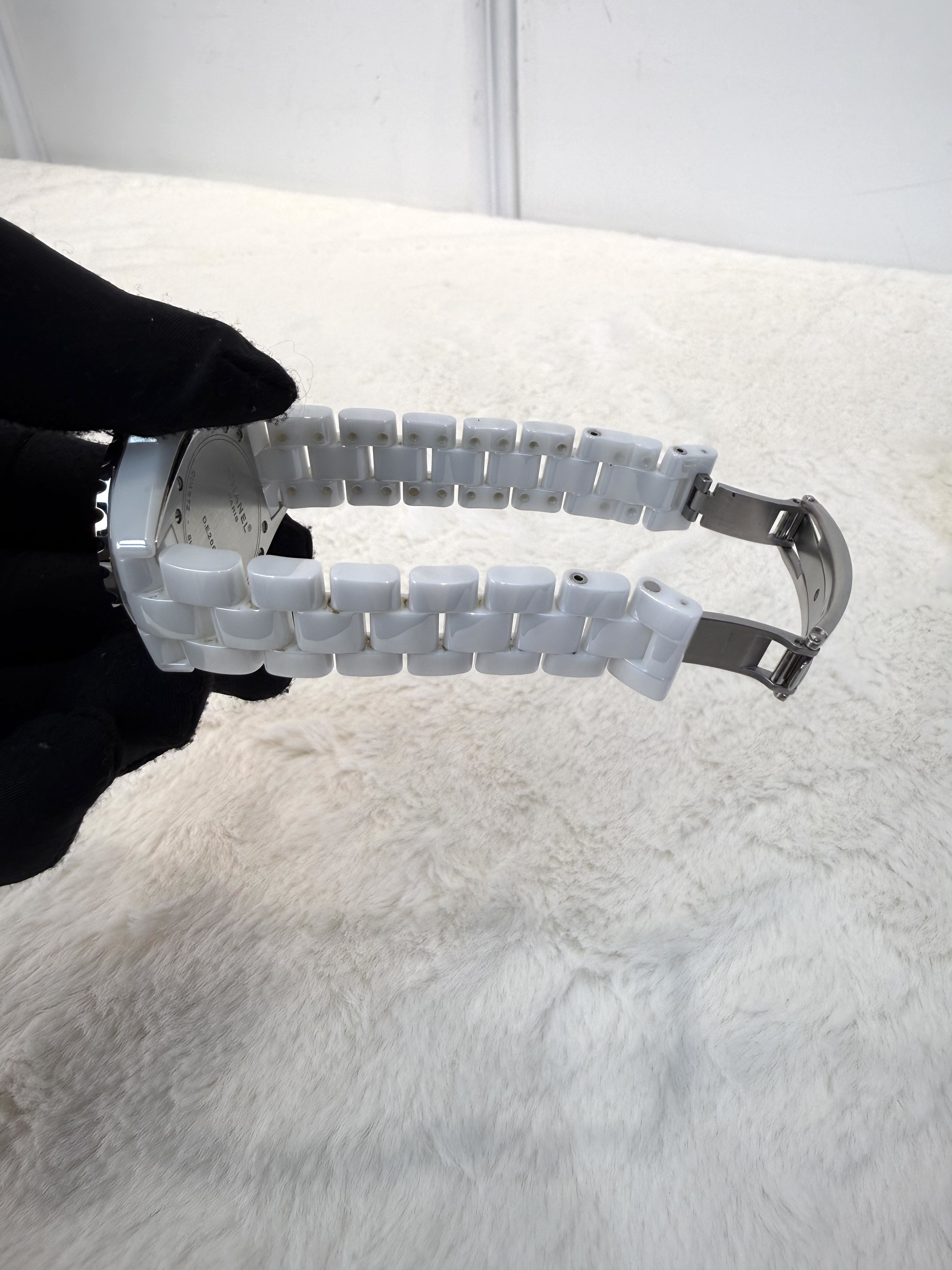 Chanel J12系列 (H4861) 石英機芯陶瓷錶帶 經典白色🤍