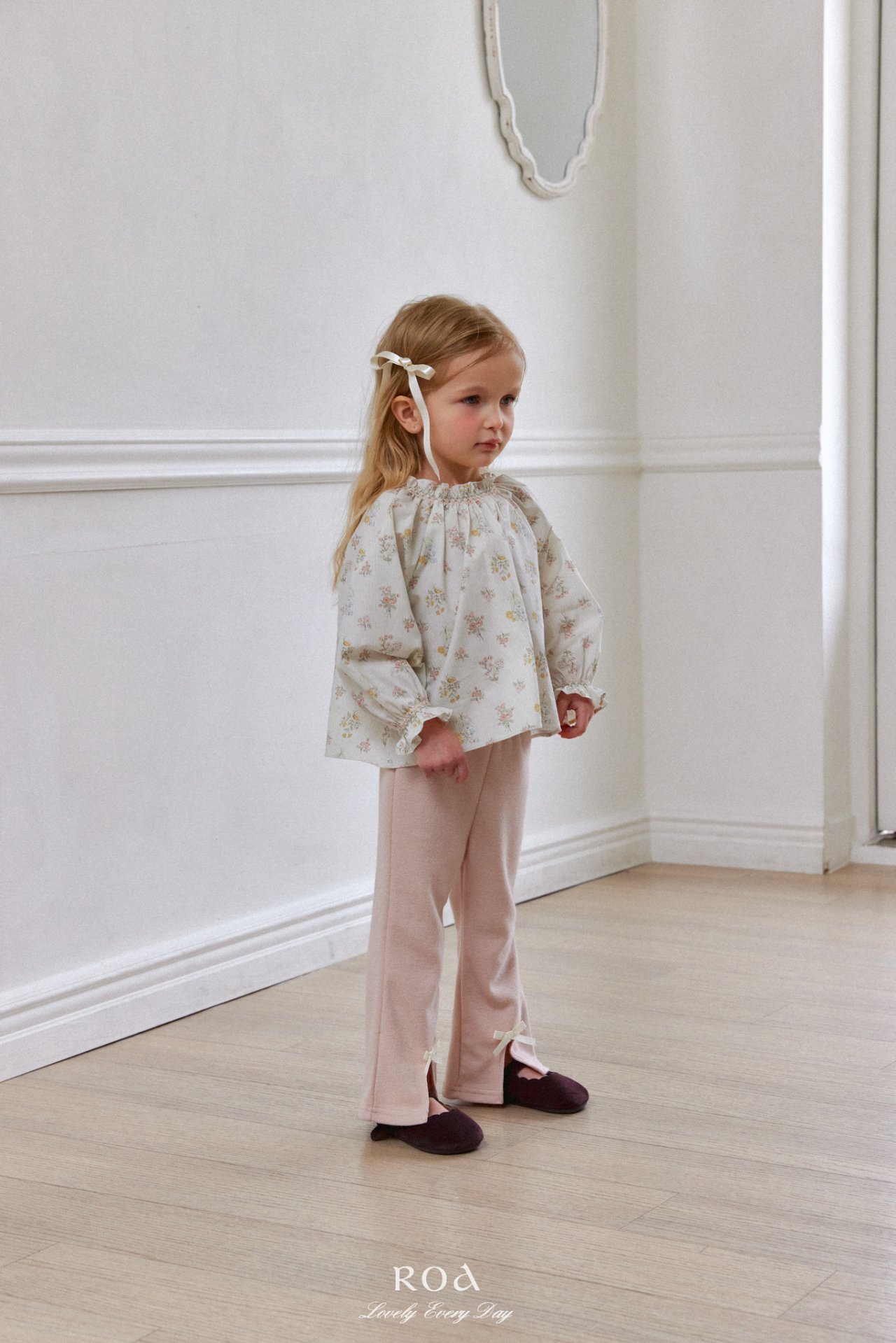 蝴蝶結🎀 小開叉長褲